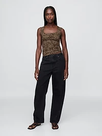 CloseKnit Jersey Square-Neck Top