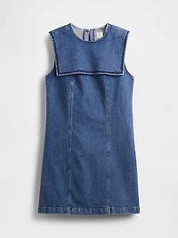 Gap × DÔEN Denim Sailor Mini Dress