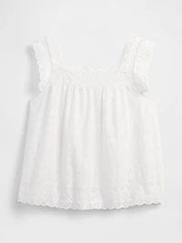 Gap × DÔEN Eyelet Top
