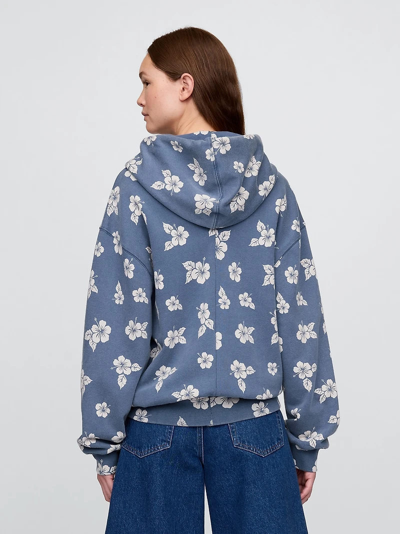 Lilo & Stitch Adult Heavyweight French Terry Graphic Hoodie