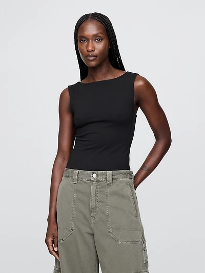 CloseKnit Jersey Boatneck Bodysuit