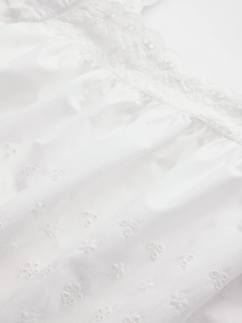 Gap × DÔEN Eyelet Top