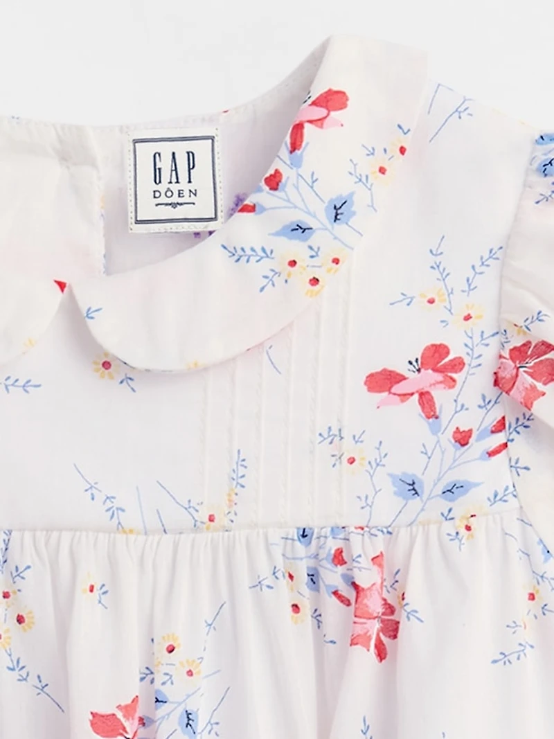 Gap × DÔEN Baby & Toddler Pintuck Floral Dress