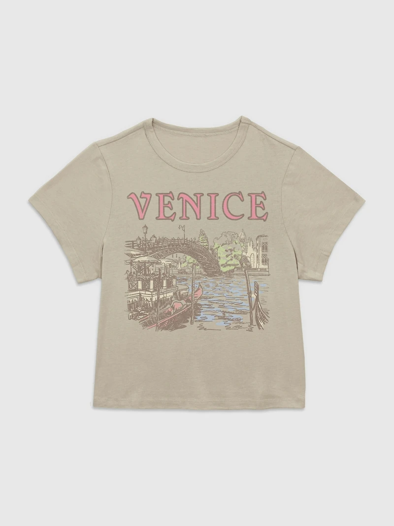 Venice Graphic Baby Fit T-Shirt