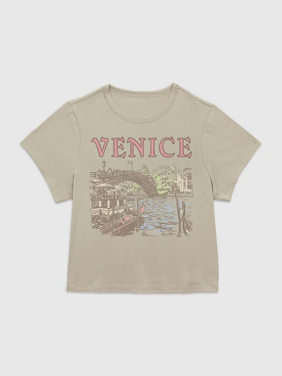 Venice Graphic Baby Fit T-Shirt