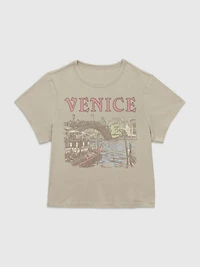 Venice Graphic Baby Fit T-Shirt