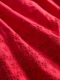 Gap × DÔEN Eyelet Shift Mini Dress