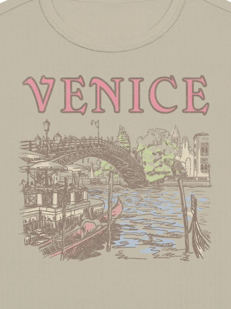 Venice Graphic Baby Fit T-Shirt