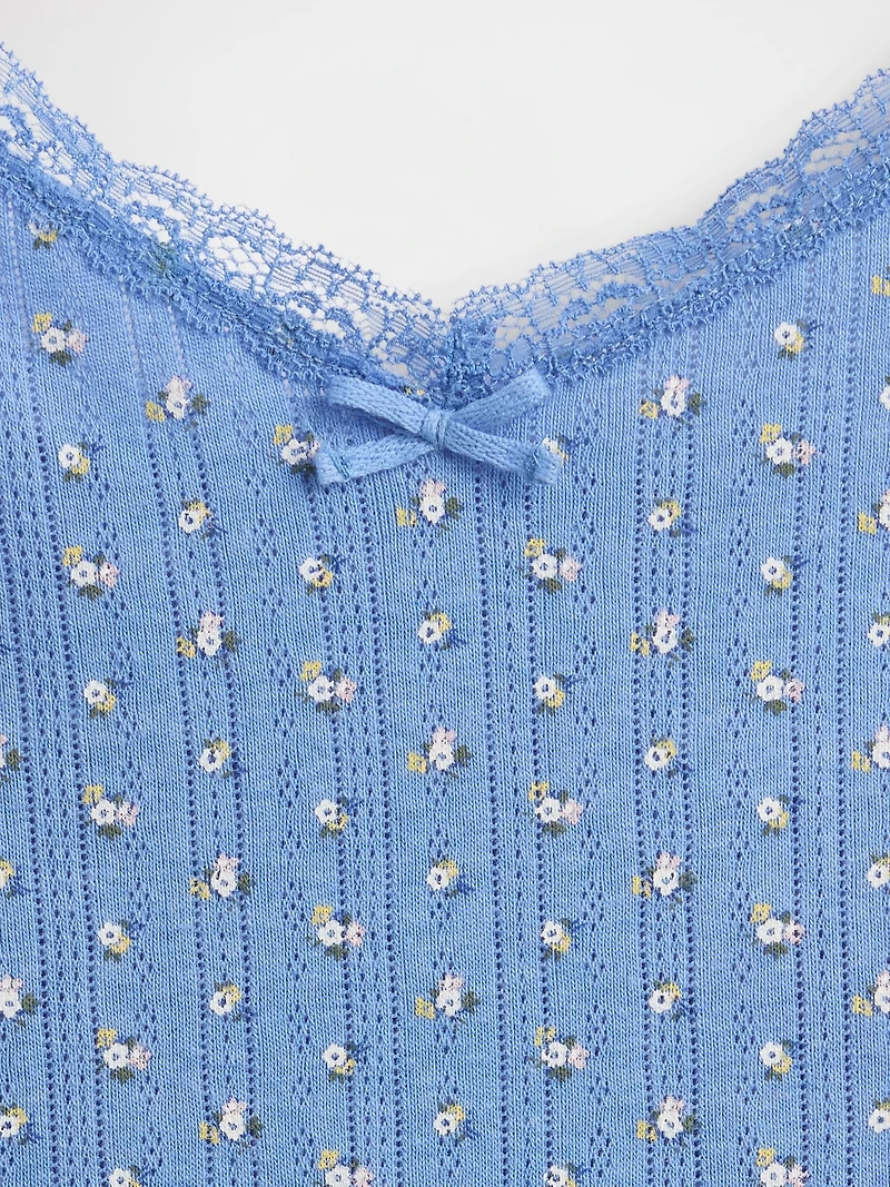 Pointelle PJ Tank Top