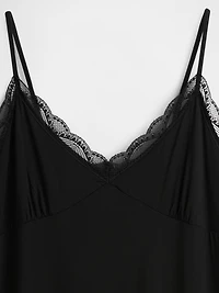 Modal Lace-Trim PJ Dress