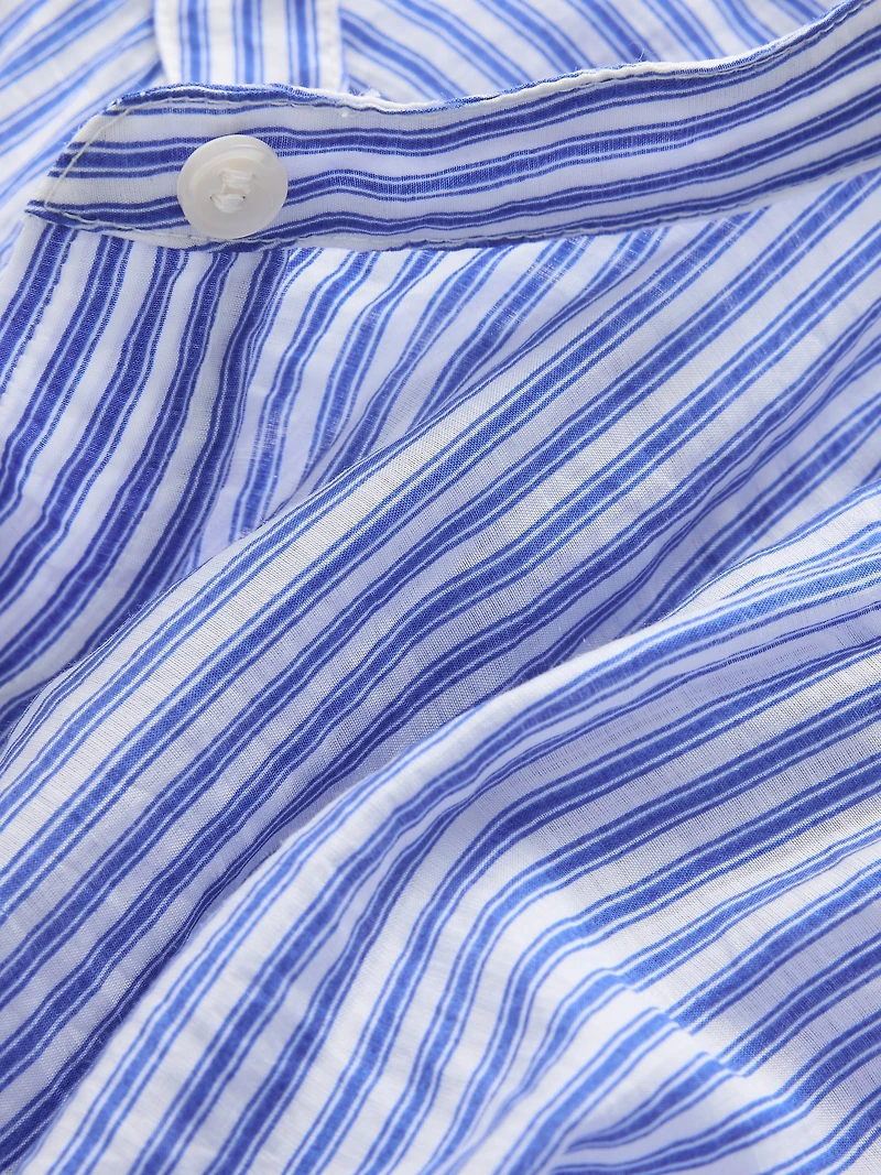 Sheer Button-Front Shirt