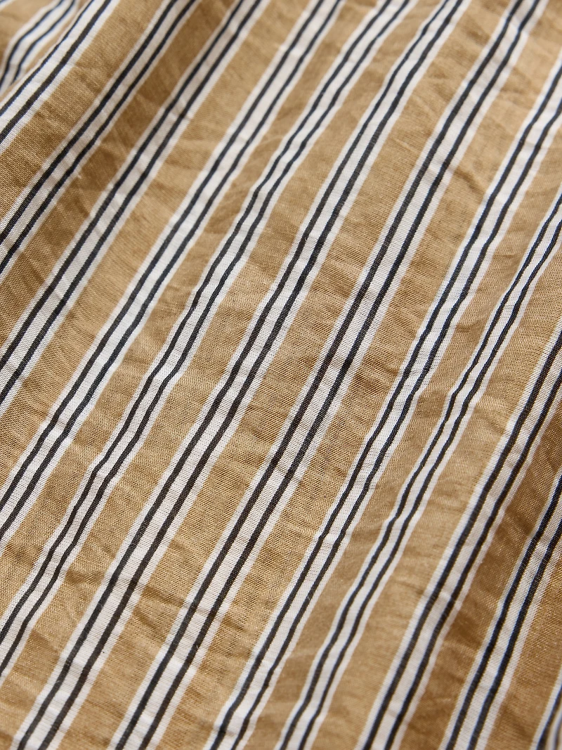 Sheer Button-Front Shirt