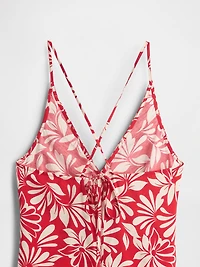 Tie-Back Maxi Slip Dress