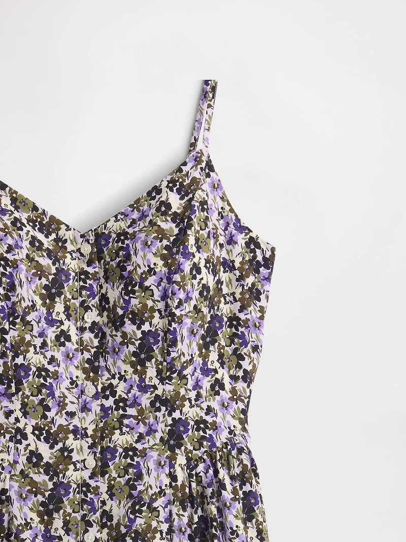 Floral V-Neck Maxi Dress