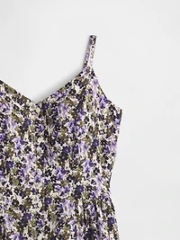 Floral V-Neck Maxi Dress