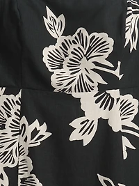 Linen-Blend Mini Dress