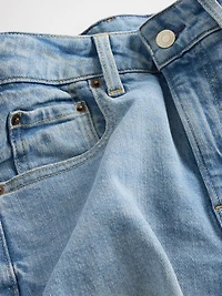 Curvy High Stride Wide-Leg Ankle Jeans