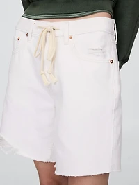 8" Mid Rise '90s Loose Denim Bermuda Shorts