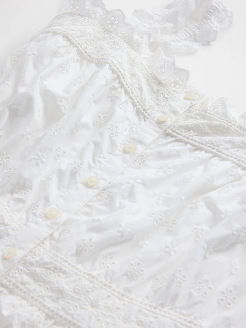 Gap × DÔEN Eyelet Midi Dress