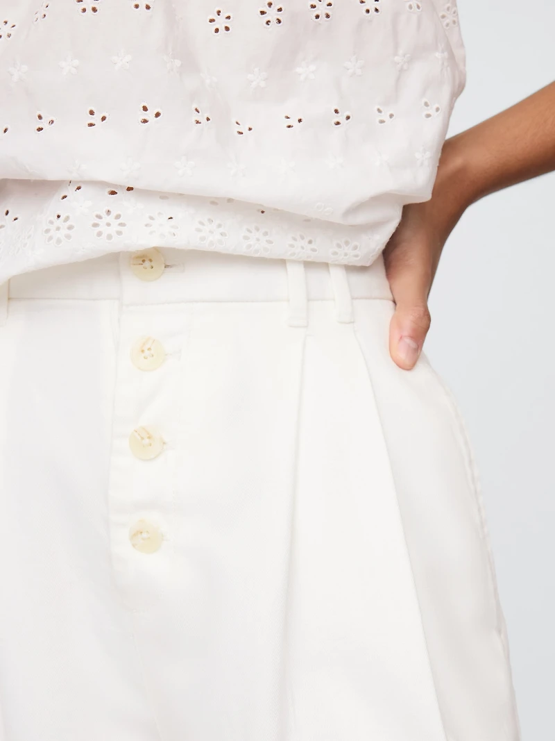Gap × DÔEN High Rise Pleated Trousers