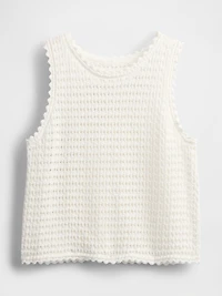 100% Cotton Crochet Tank Top