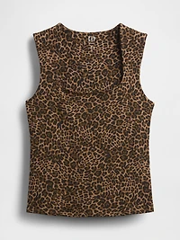 CloseKnit Jersey Square-Neck Top