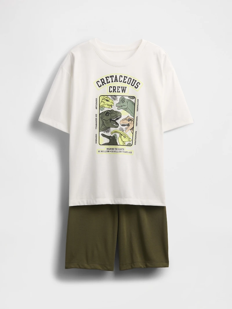 Kids Recycled PJ Short Set
