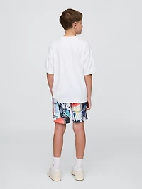 Kids GapFit 6" Recycled Mesh Easy Shorts