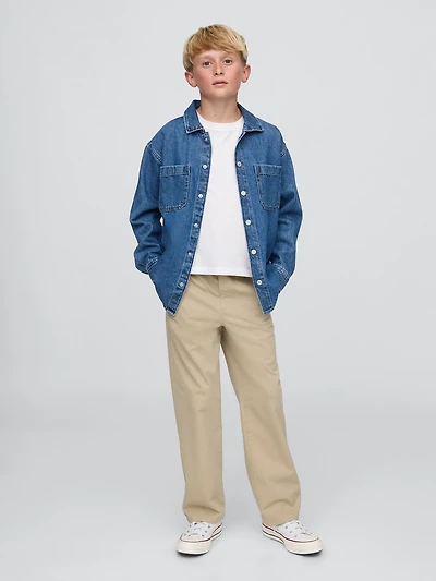 Kids Uniform Relaxed Easy Khakis