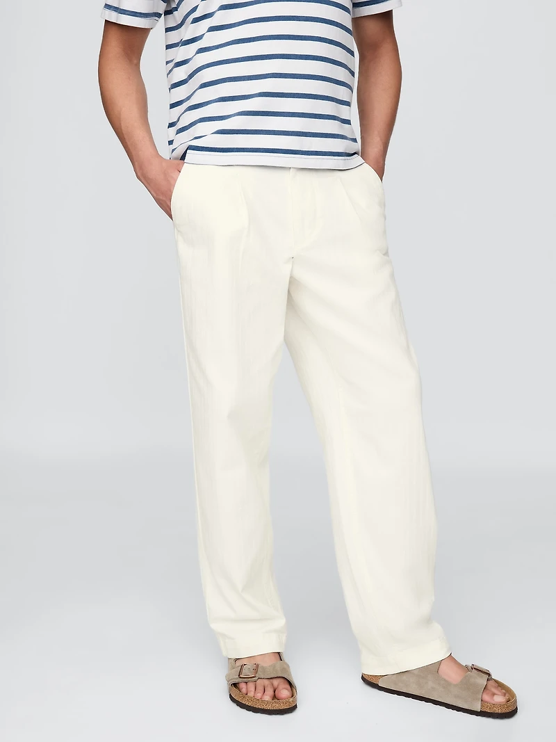 Gap × DÔEN Pleated Denim Trousers