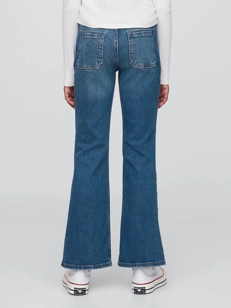 Kids High Rise '70s Flare Jeans