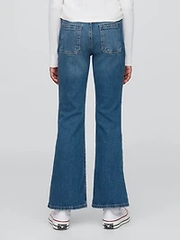 Kids High Rise '70s Flare Jeans