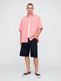 Organic Cotton Oversized Poplin Shirt