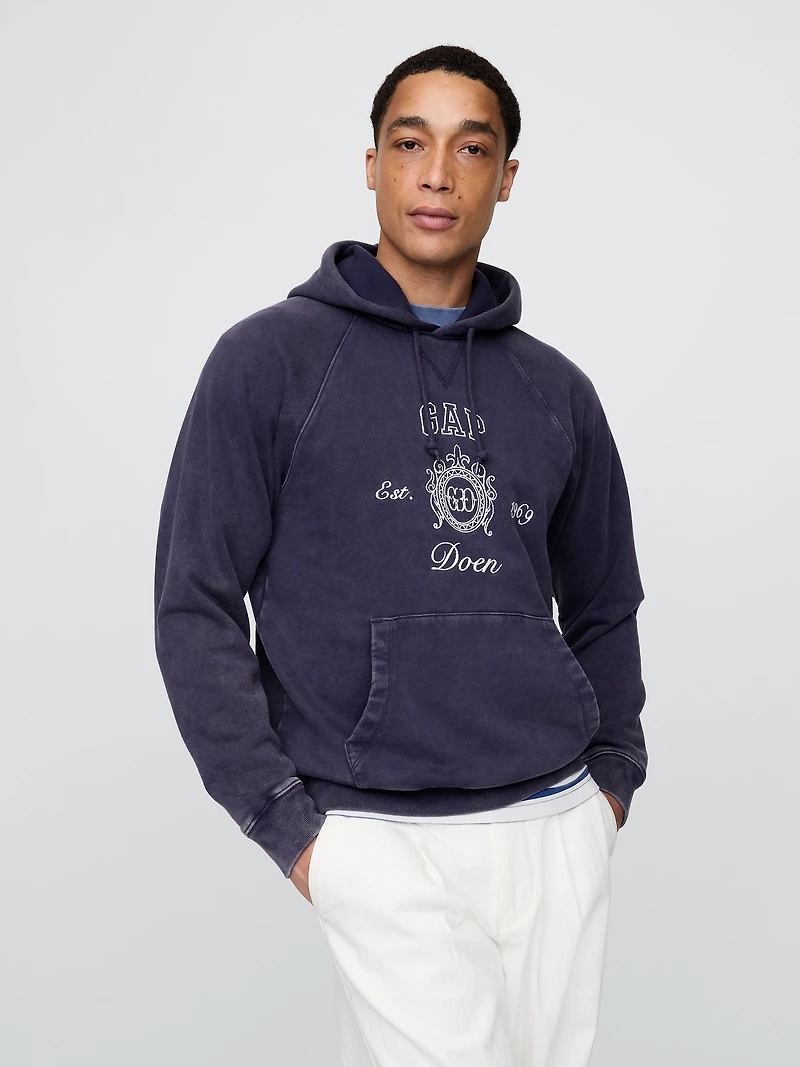 Gap × DÔEN Heavyweight Raglan Logo Hoodie