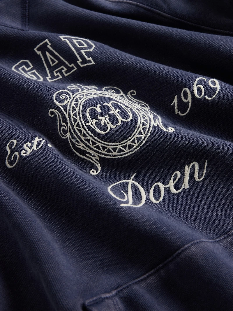Gap × DÔEN Heavyweight Raglan Logo Hoodie