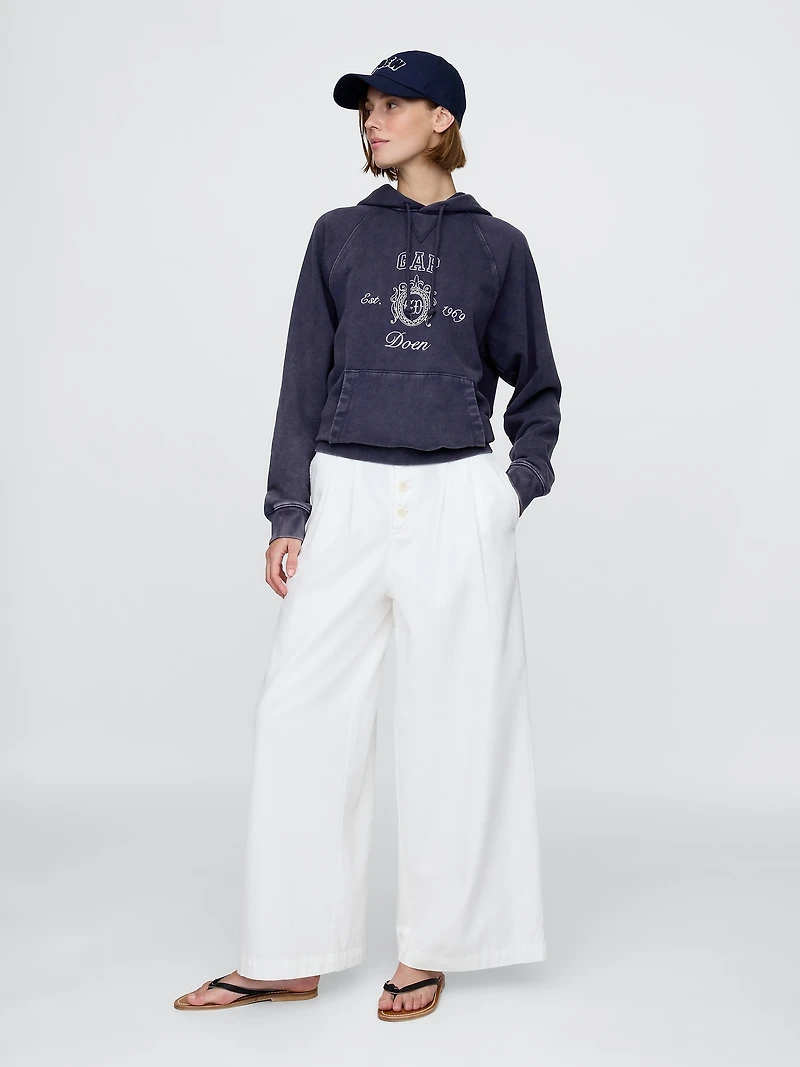 Gap × DÔEN Heavyweight Raglan Logo Hoodie