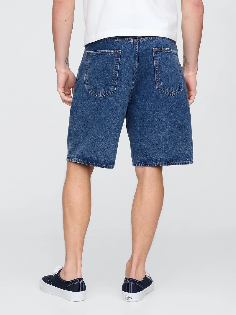 90s Loose Denim Shorts