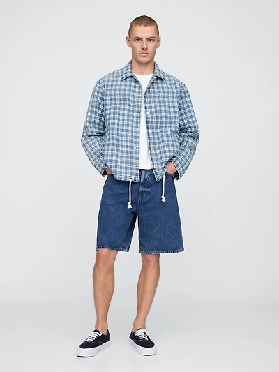 90s Loose Denim Shorts