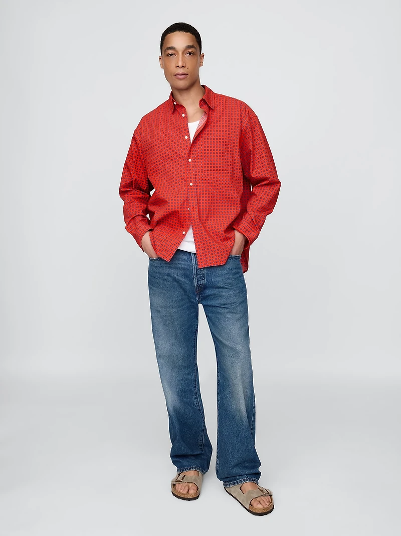Gap × DÔEN Organic Cotton Poplin Big Shirt