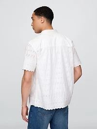 Gap × DÔEN Eyelet Shirt