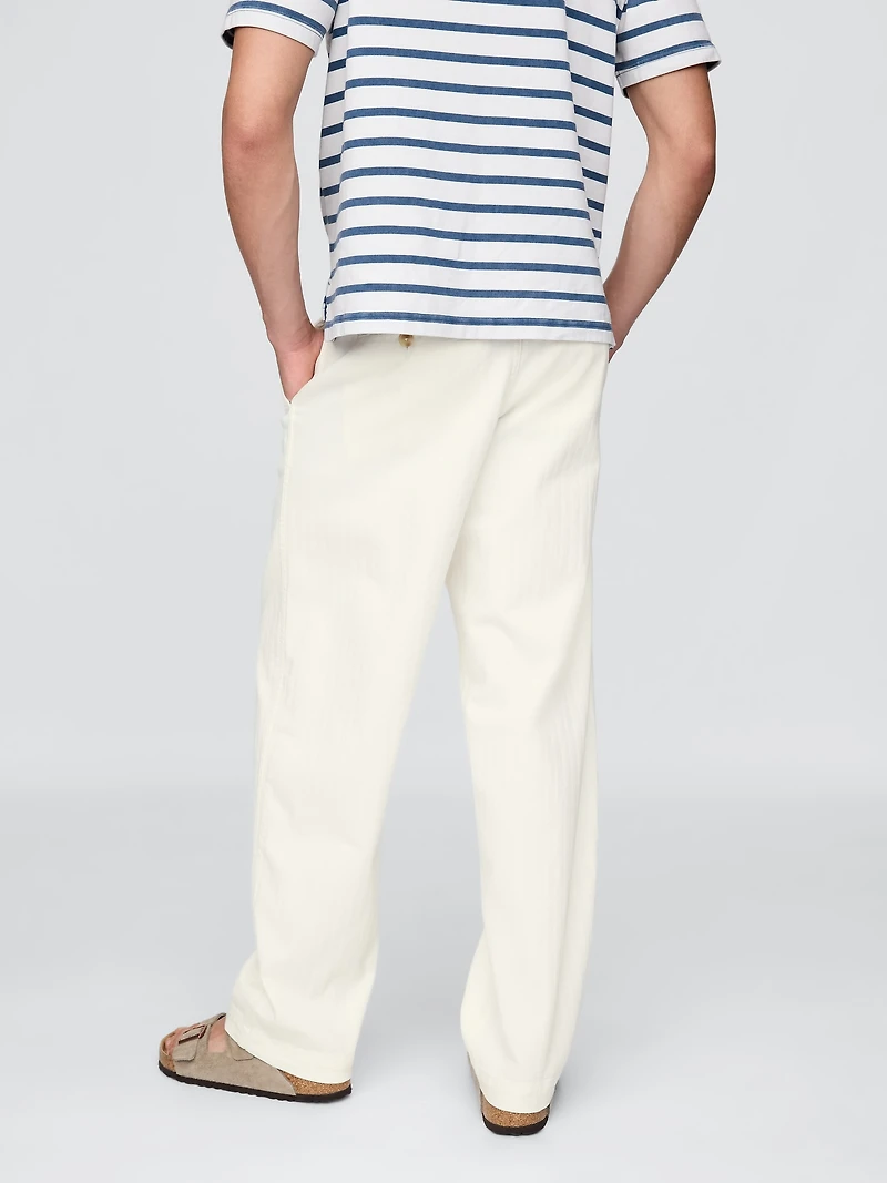 Gap × DÔEN Pleated Denim Trousers