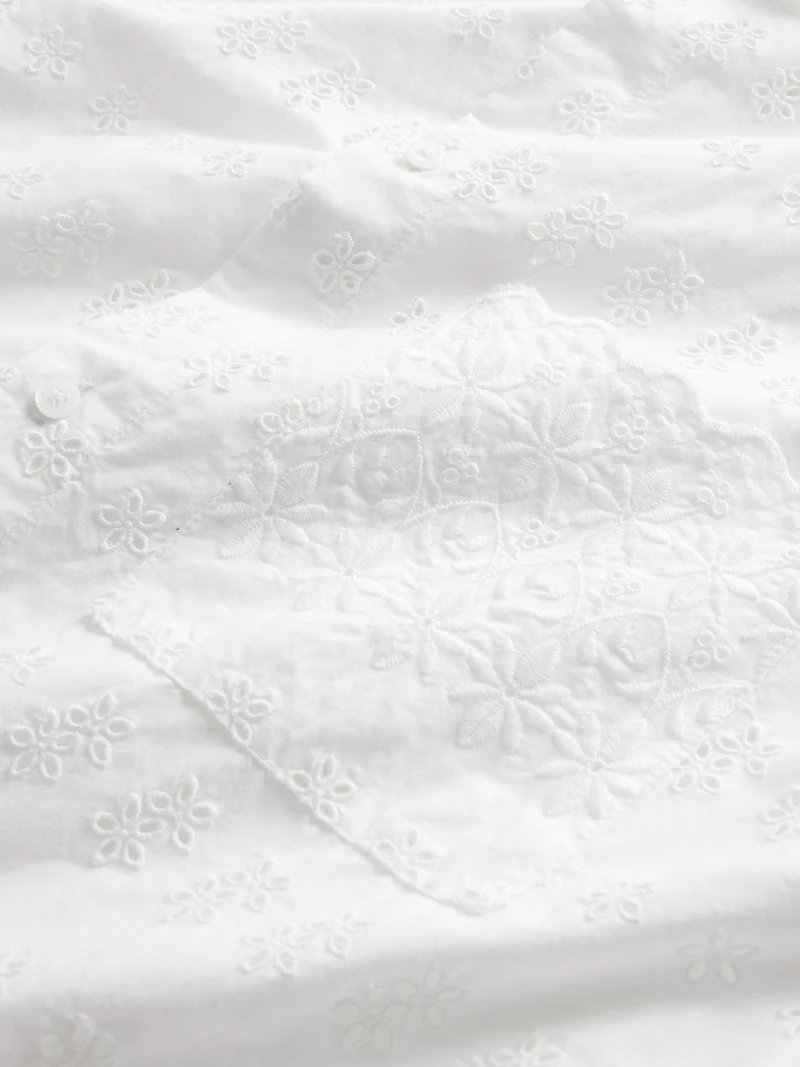 Gap × DÔEN Eyelet Shirt