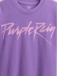 Purple Rain Relaxed Graphic T-Shirt