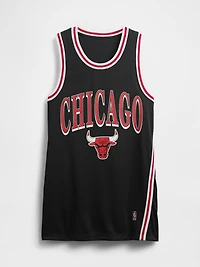 NBA Chicago Bulls Recycled Jersey Mini Dress