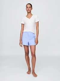 Mini Rib Henley PJ Top