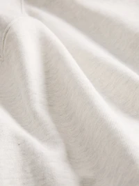 French Terry V-Neck Crop Sweatshirt