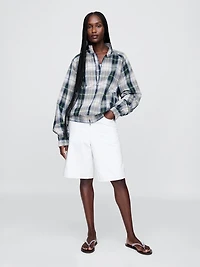 Gap × Malbon Linen-Cotton Bomber Jacket