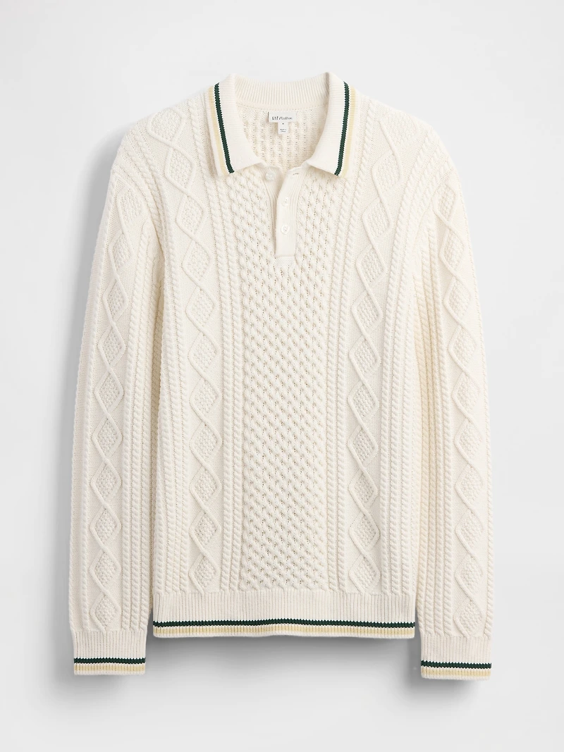 Gap × Malbon Cable-Knit Sweater
