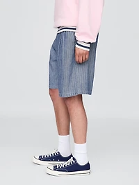 Gap × Malbon 9.5" Pleated Baggy Shorts