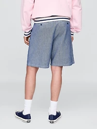 Gap × Malbon 9.5" Pleated Baggy Shorts